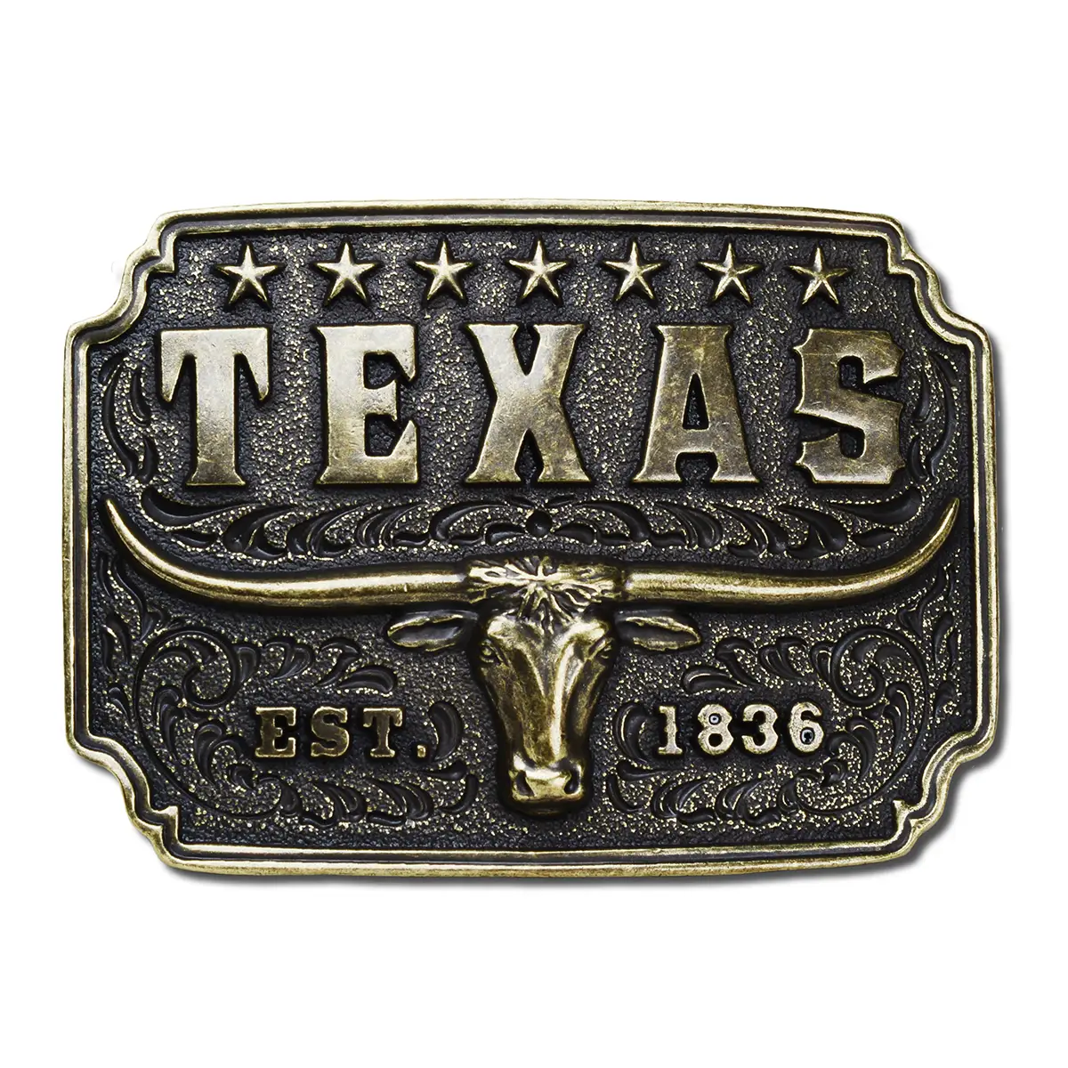 Wgc Bronze Longhorn Buckle